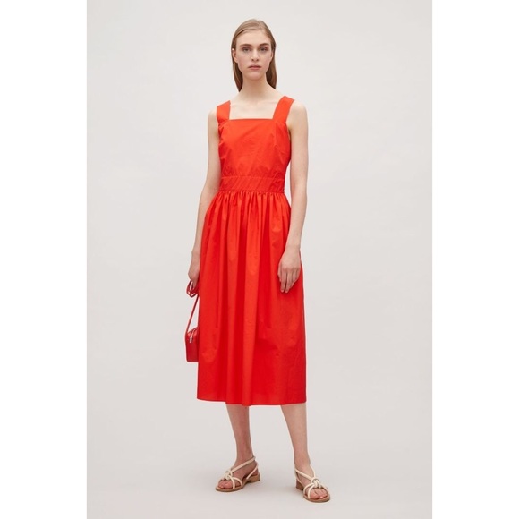 red dress cos